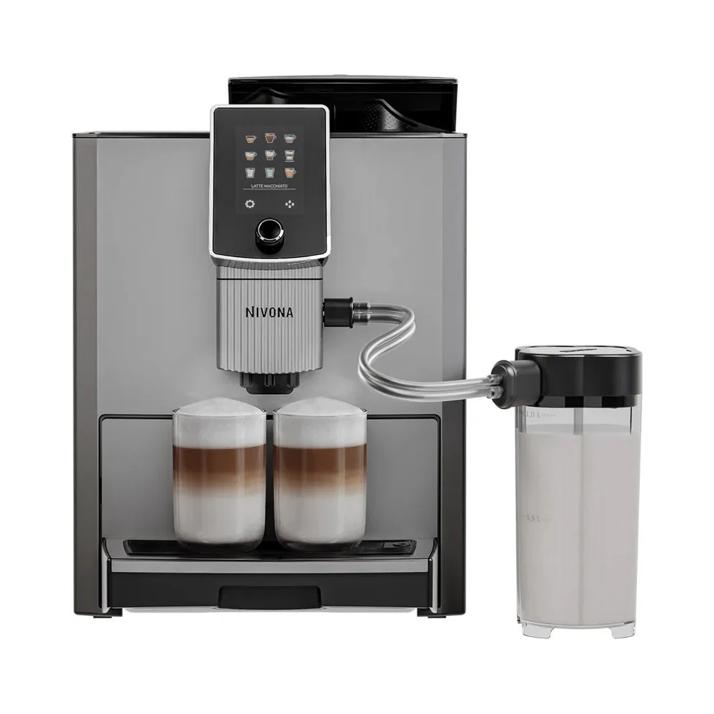 Nivona CafeRomatica NICR 1040 – Frontansicht mit Milchbehälter