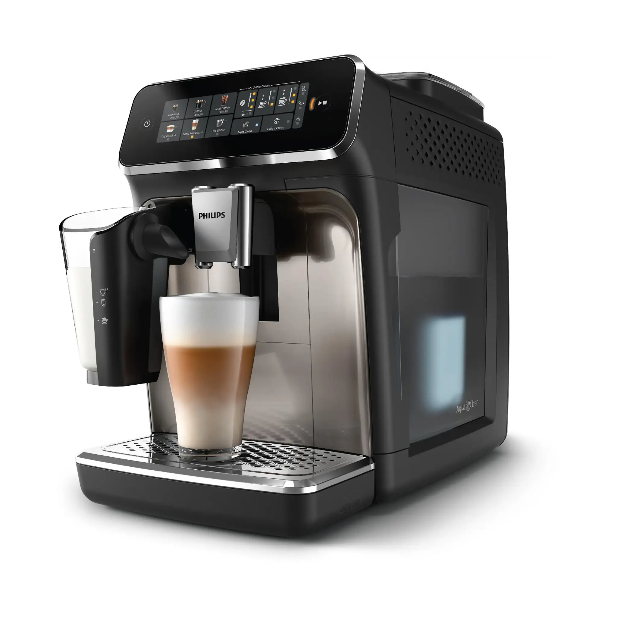Philips LatteGo 3300 EP3347/90 – Produktansicht mit LatteGo-Milchsystem