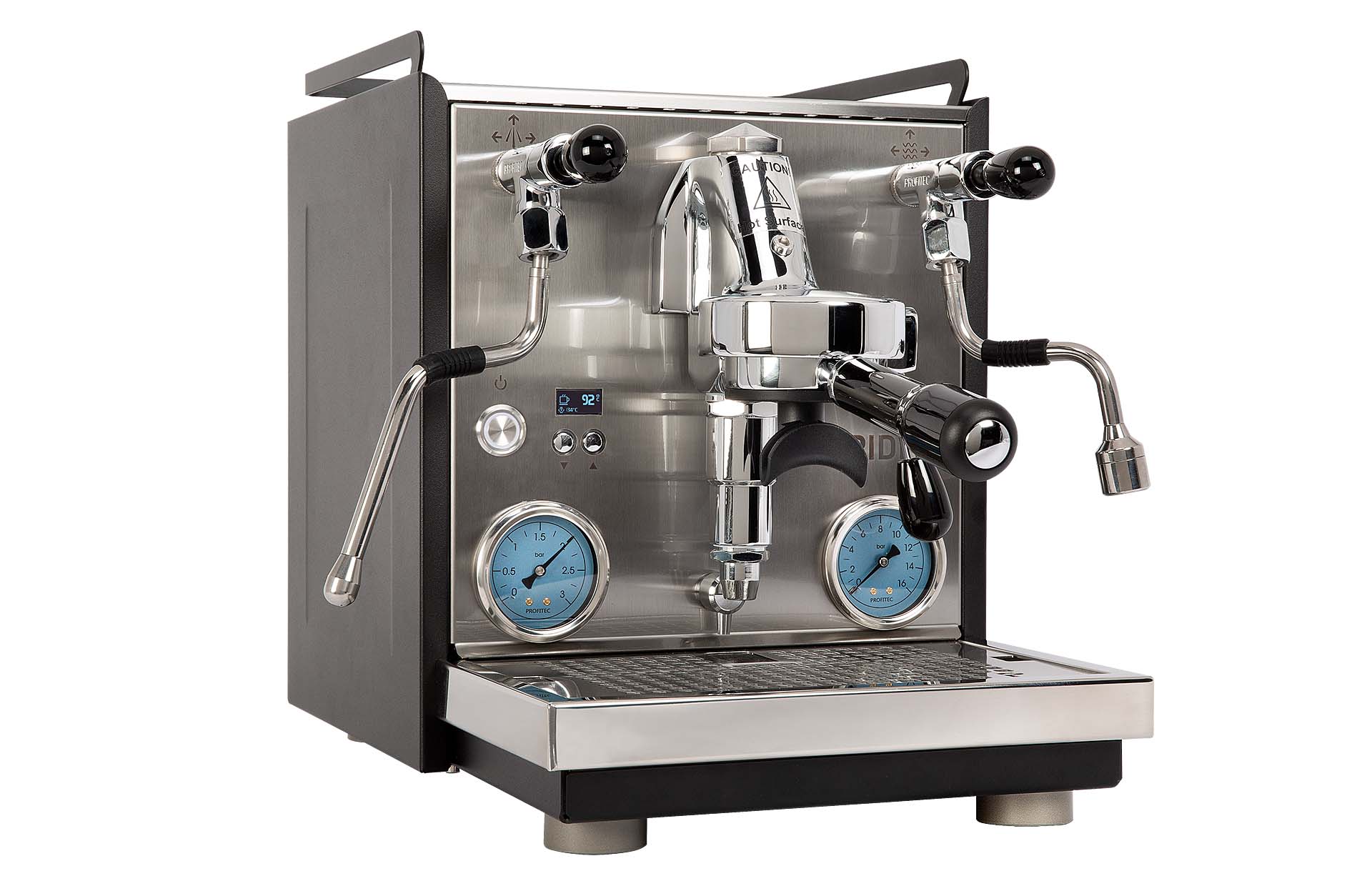 Profitec Ride Espressomaschine seitliche Perspektive